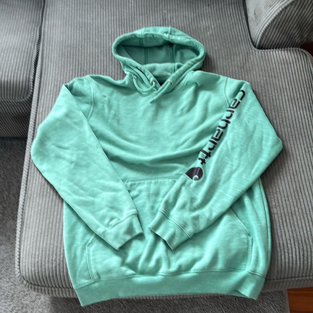 Carhartt Signature Logo Hooded Sweatshirt